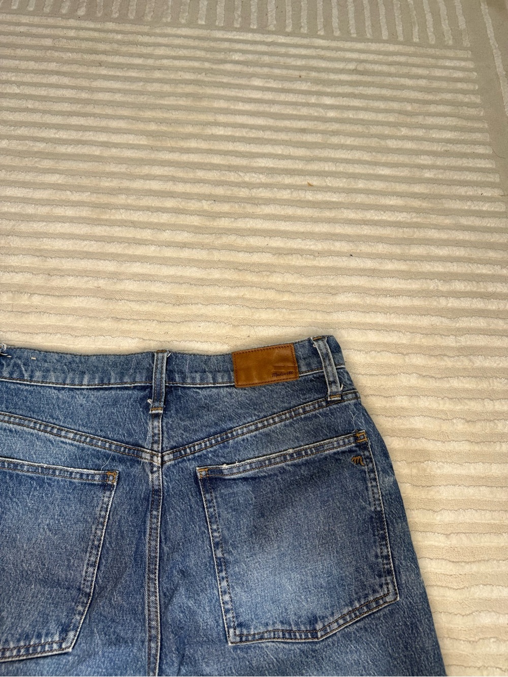 Madewell Balloon Leg Jeans Women’s 28 Tall Medium Wash High Rise Denim - Picture 5 of 5